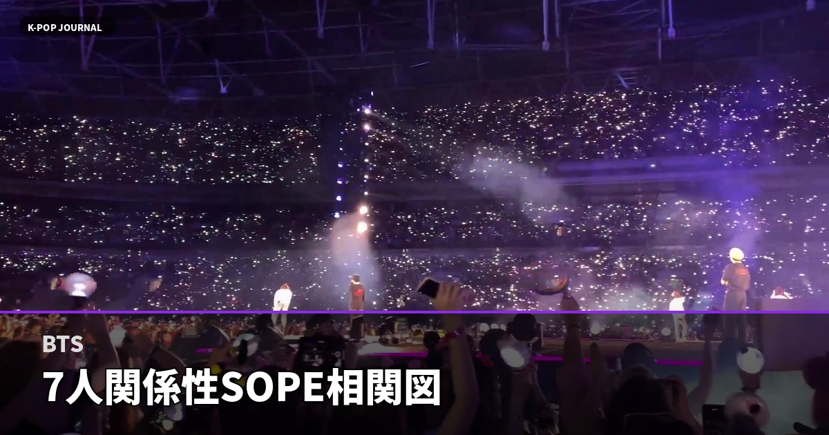 BTS 7人関係性SOPE相関図