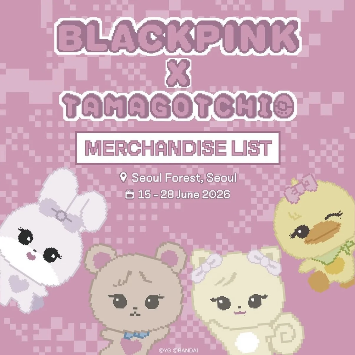 BLACKPINK x たまごっち SEOUL POP-UP STORE