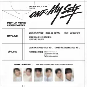 ONF THE 2ND ALBUM PART.2 [ONF:MY SELF] POP-UP CAFE