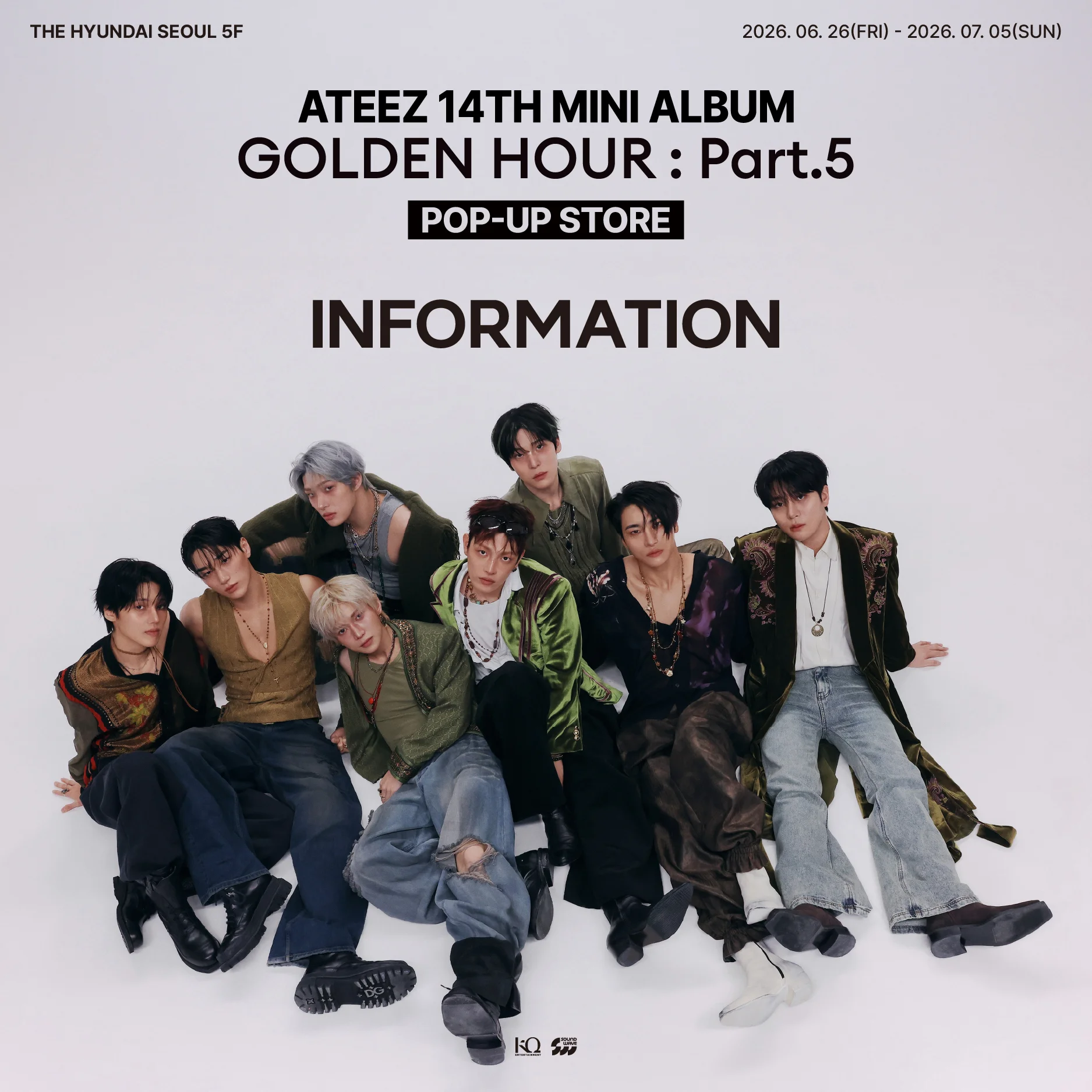 ATEEZ [GOLDEN HOUR : Part.5] POP-UP STORE - KPOP JOURNAL