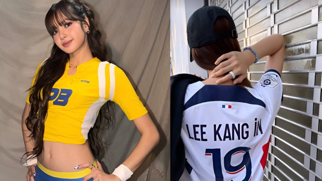 BLACKPINKのリサ、イ・カンインのジャージ着用