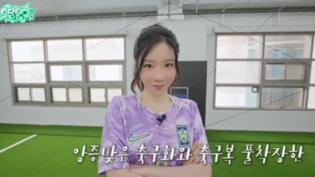TAEYEON、サッカー対談で「ゴルデニョ」合流の可能性
