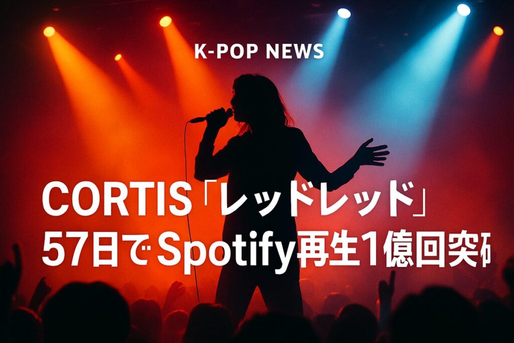 CORTIS「レッドレッド」57日でSpotify再生1億回突破