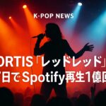 CORTIS「レッドレッド」57日でSpotify再生1億回突破