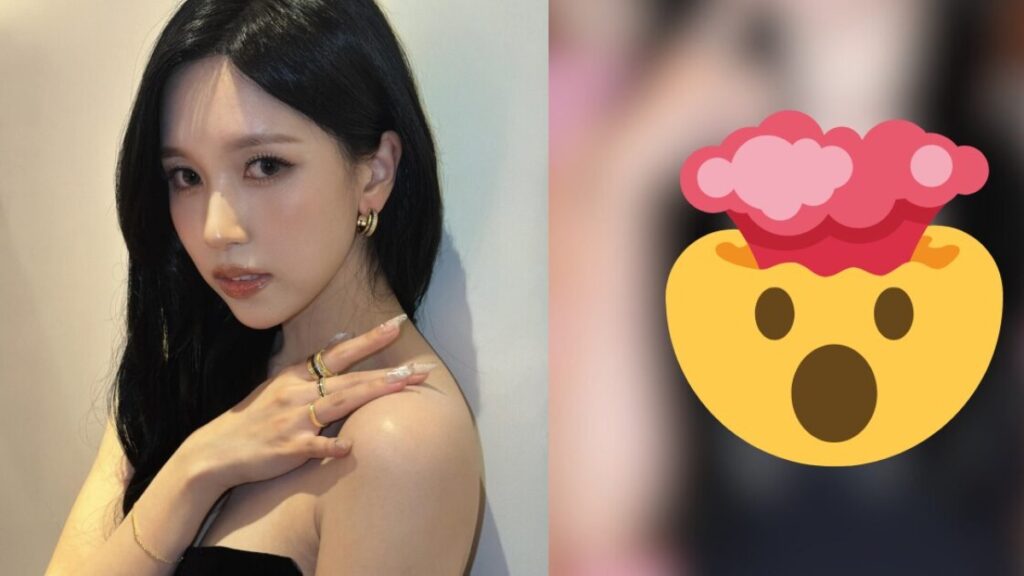 TWICEのミナが大胆な「露出下着」スタイル