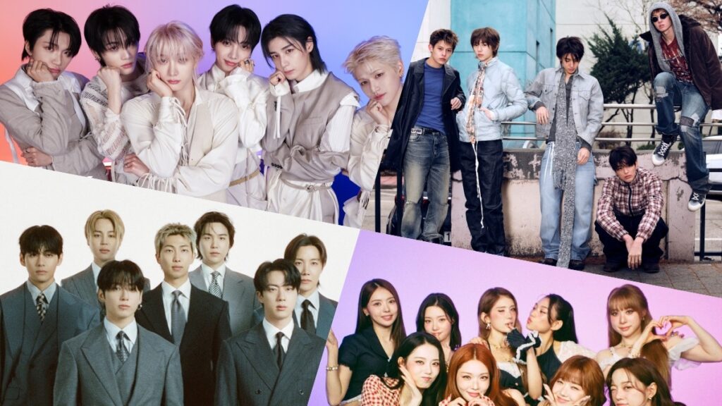 BOYNEXTDOOR、I.O.I、CORTIS、BTSが首位獲得
