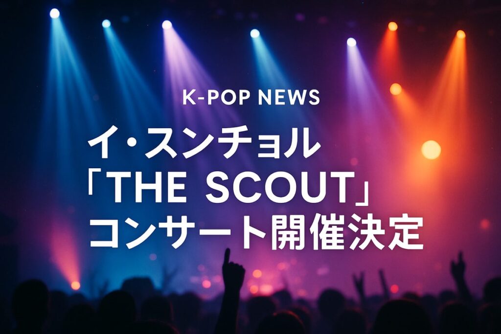 イ・スンチョル「THE SCOUT」コンサート開催決定