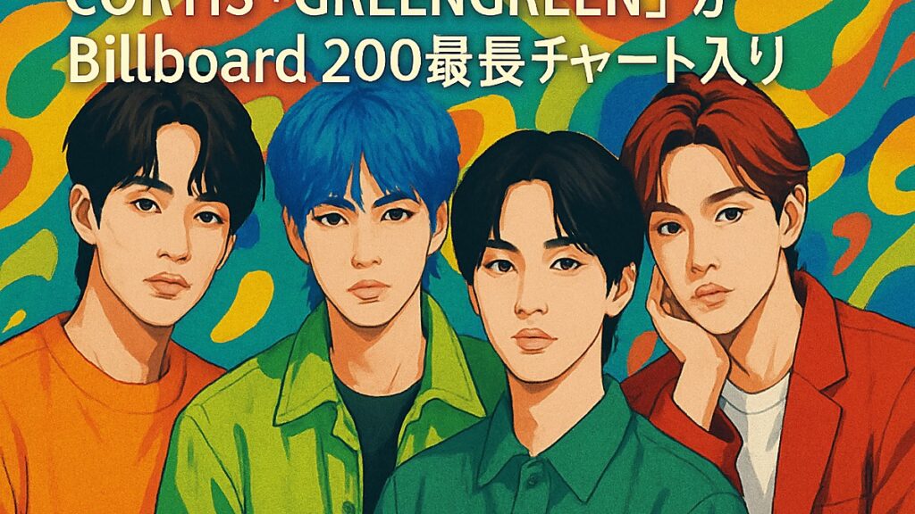CORTIS「GREENGREEN」がBillboard 200最長チャート入り