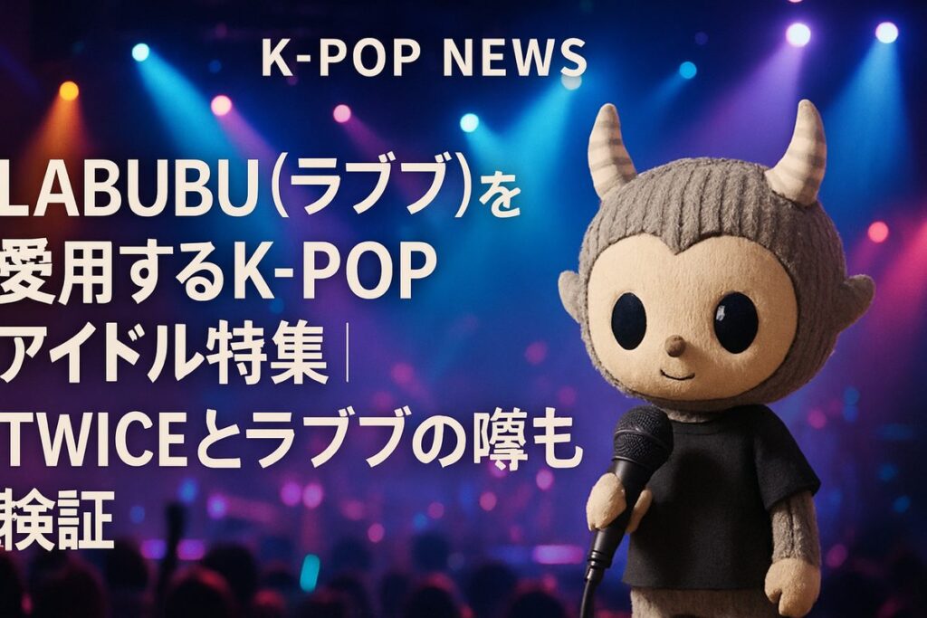 LABUBU（ラブブ）を愛用するK-POPアイドル特集｜TWICEとラブブの噂も検証