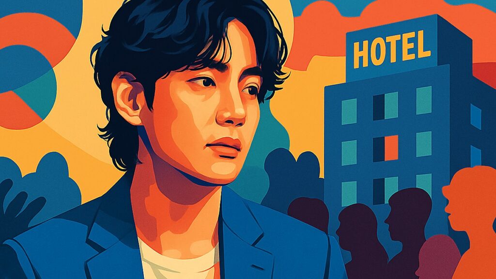 BTS V、ファンにホテル前訪問控え要請