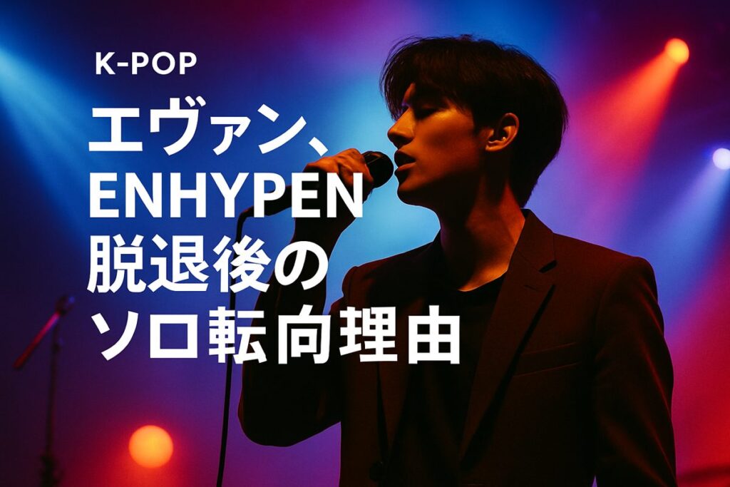 エヴァン、ENHYPEN脱退後のソロ転向理由
