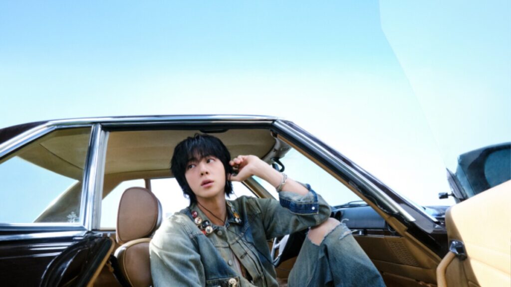 BTS JIN、アイドルチャート空港ファッション1位