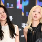 BLACKPINK JISOOとROSÉ 映画『HOPE』試写会出席