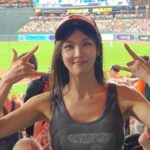 ハ・ジウォン、MLB始球式前の野球場近況