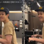 BTSのV、親友との運動日常を公開