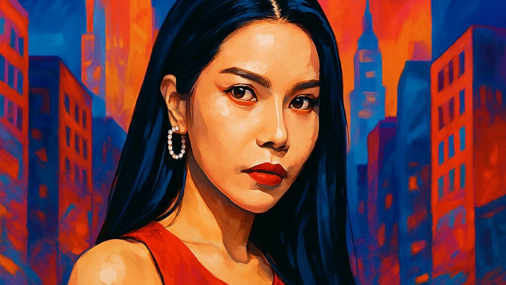 MAMAMOO SOLAR、ニューヨークでの強烈な眼差し