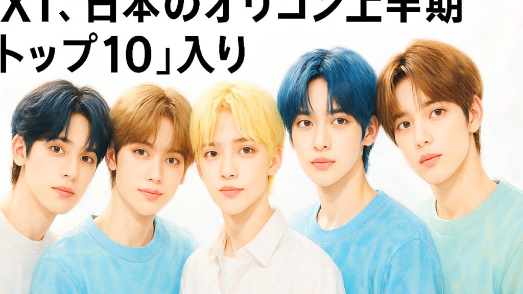 TXT、日本のオリコン上半期「トップ10」入り