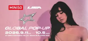 LISA × MINISO 期間限定POP UP STORE、東京・表参道ヒルズにて9月11日より開催