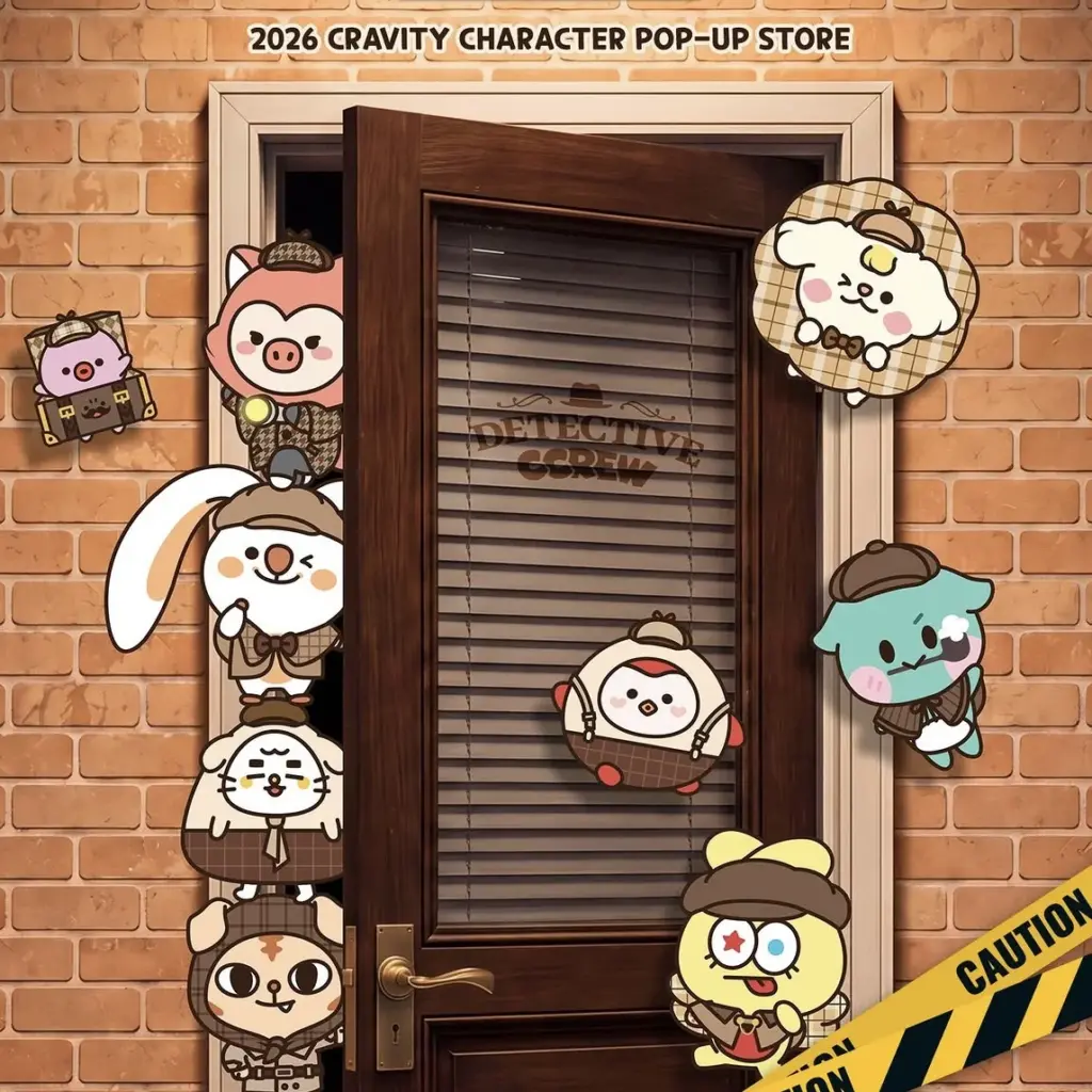 2026 CRAVITY CHARACTER [DETECTIVE CCREW] POP-UP STORE