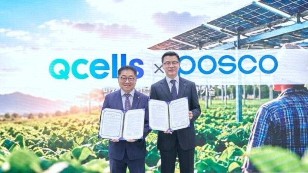 ハンファQセルズとポスコ、営農型太陽光開発