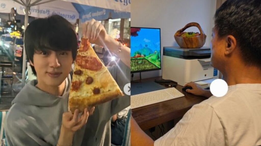 BTS JIN、秋夕に家族とゲーム教育の様子