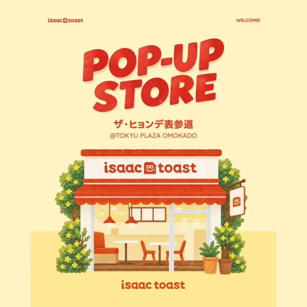 isaac toast POP-UP STORE