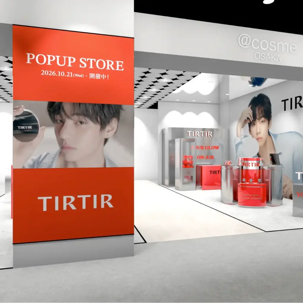 【大阪】TIRTIR POPUP STORE「YOUR GLOW, ON-AIR」
