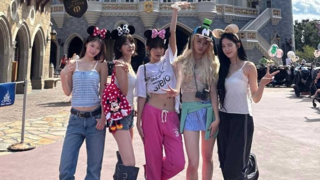 LE SSERAFIM、フロリダのディズニーワールド満喫